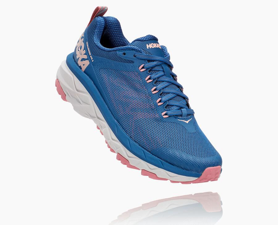 Tenis Trail Hoka One One Feminino Azuis - Challenger Atr 5 - 175-UMXBQL